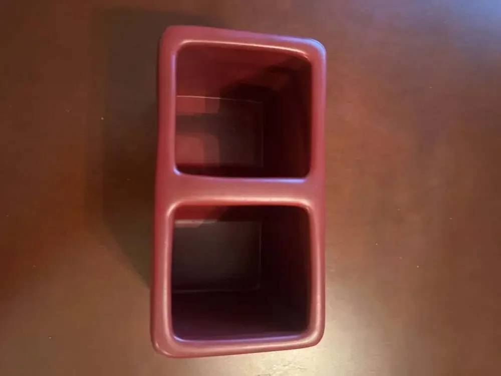 Rae Dunn Stuff Desk Organizer Bathroom Storage Ceramic Container